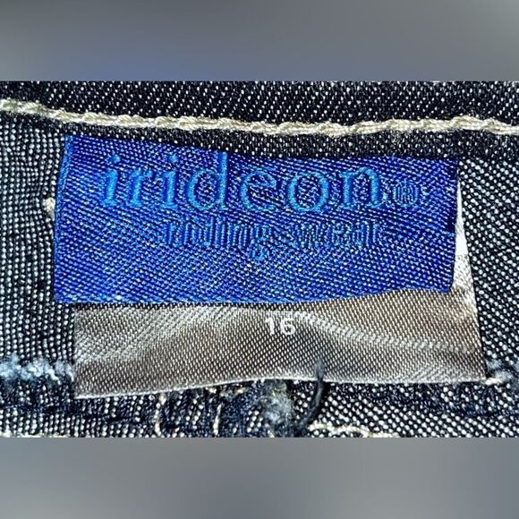 IRIDEON Equestrian Horseback Riding Jeans denim Pants Girls Sz 16 NEW rhinestone - Picture 4 of 8